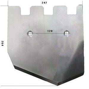 08900463 Lemiesz Do kombajnu GRIMME stal HARDOX 450
