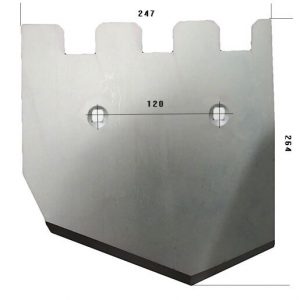 08901439 Lemiesz Do kombajnu GRIMME stal HARDOX 450