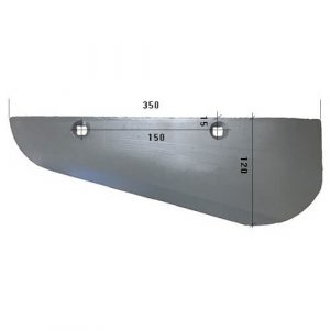 1145004050 Lemiesz Do kombajnu HOLMER ROPA stal HARDOX 500