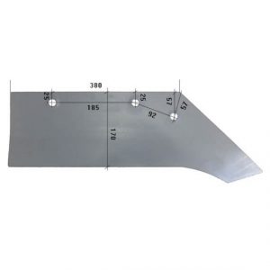 1210P Lemiesz Do pługa RUMPTSTAD stal HARDOX 500