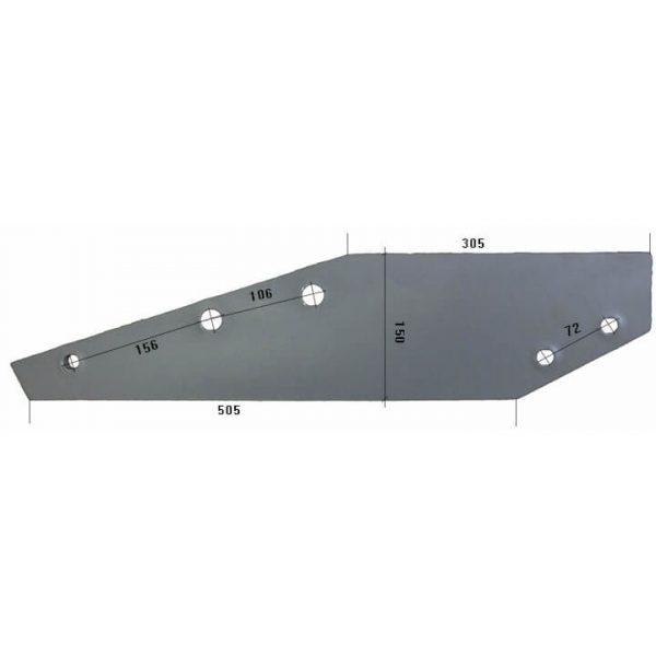 21928P Płoza długa Do pługa NIEMEYER stal HARDOX 500