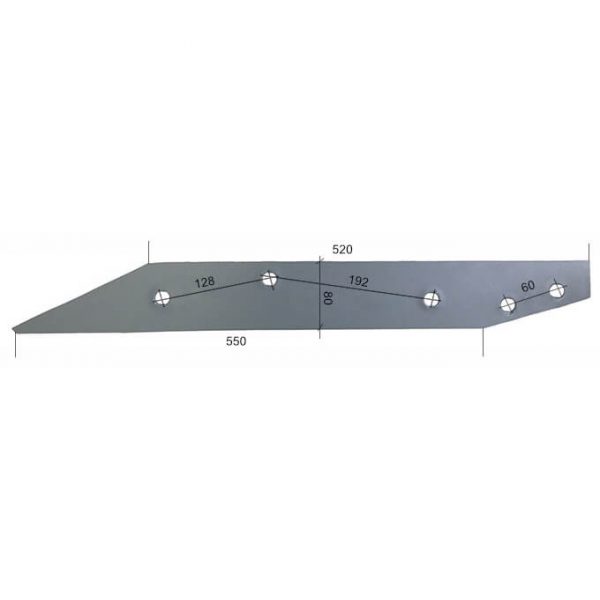 27240401 P Płoza długa Do pługa RABEWERK stal HARDOX 500