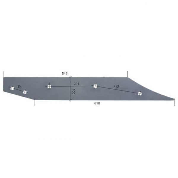 27340901L Płoza długa Do pługa RABEWERK stal HARDOX 500