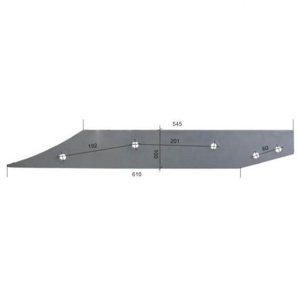 27340901P Płoza długa Do pługa RABEWERK stal HARDOX 500
