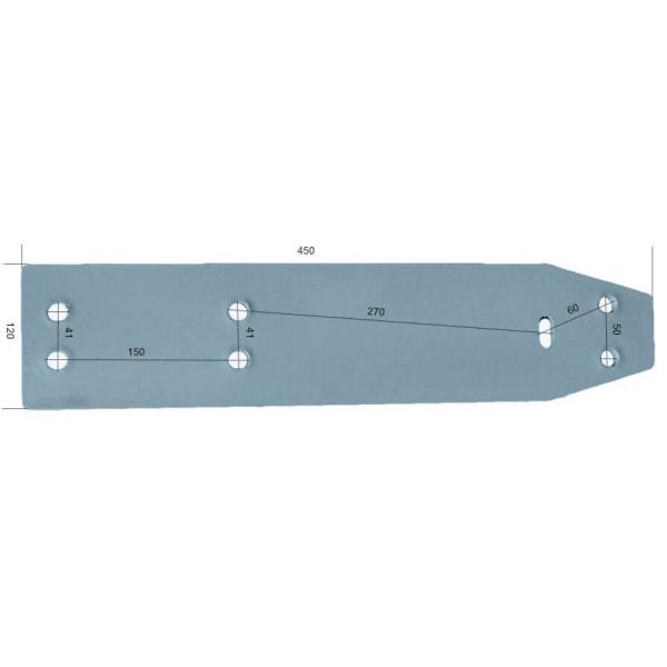27510305S Płoza długa Do pługa RABEWERK stal HARDOX 500