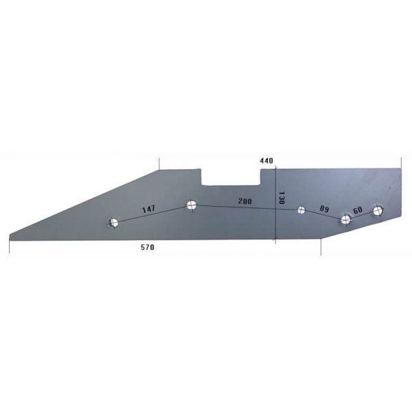 27520900P Płoza długa Do pługa RABEWERK stal HARDOX 500