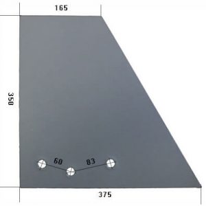 27521801L Nakładka płozy Do pługa RABEWERK stal HARDOX 500
