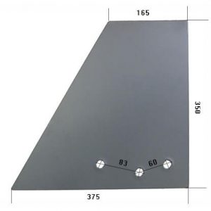 27521801P Nakładka płozy Do pługa RABEWERK stal HARDOX 500