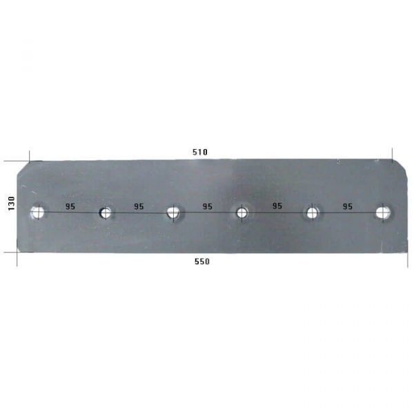 279140S Płoza Do pługa KUHN stal HARDOX 500