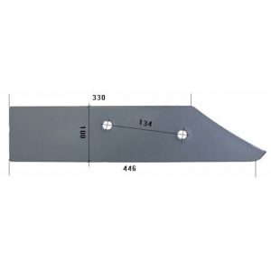 27991102L Płoza krótka Do pługa RABEWERK stal HARDOX 500