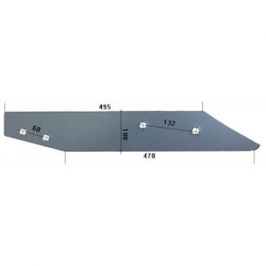 27991106L Płoza długa Do pługa RABEWERK stal HARDOX 500