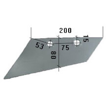 3327164L Lemiesz przedpłużka Do pługa REGENT stal HARDOX 500