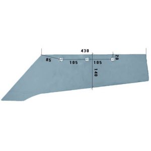 3333813L Lemiesz Do pługa LEMKEN stal HARDOX 500