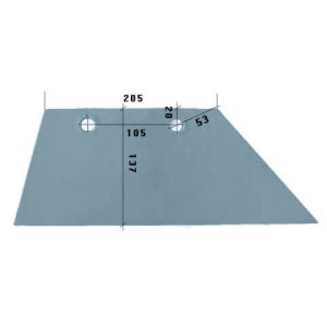 3351956P Lemiesz 14” Do pługa LEMKEN stal HARDOX 500
