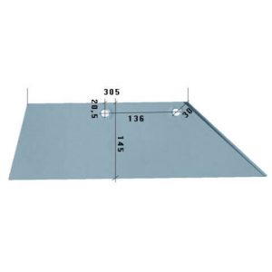 3352030P Lemiesz 18” Do pługa LEMKEN stal HARDOX 500