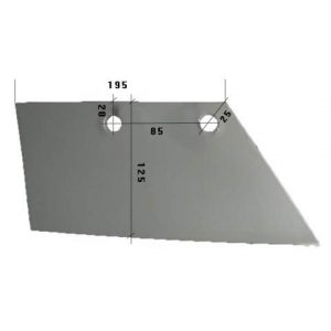 3353742P Lemiesz Do pługa LEMKEN stal HARDOX 500