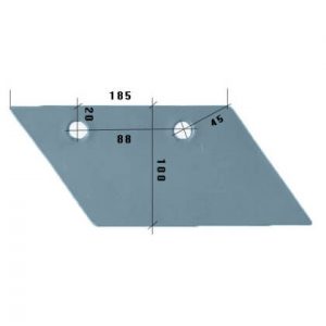 3363714 Lemiesz przedpłużka Do pługa LEMKEN stal HARDOX 500