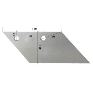 3363720 Lemiesz przedpłużka Do pługa LEMKEN stal HARDOX 500