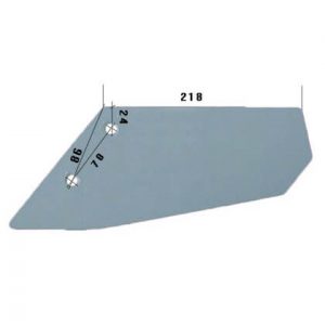 3374416 Lemiesz do agregatu podorywkowego LEMKEN stal HARDOX 500