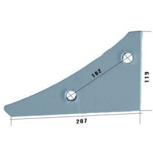 3401900 Płoza przednia Do pługa LEMKEN stal HARDOX 500