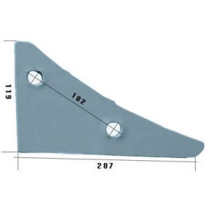 3401901 Płoza przednia Do pługa LEMKEN stal HARDOX 500