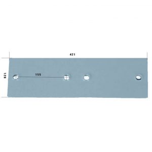 3411504S Płoza długa Do pługa LEMKEN stal HARDOX 500