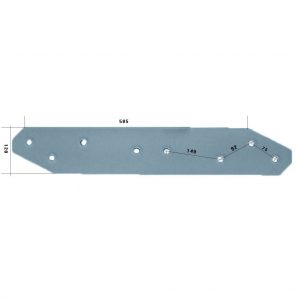 3411871 Płoza długa Do pługa LEMKEN stal HARDOX 500