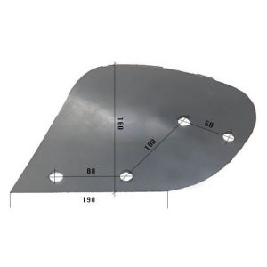 3470541 Odkładnia przedpłużka Do pługa LEMKEN stal HARDOX 450