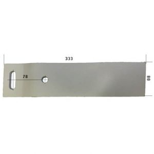 3475289 Listwa tylna odkładni Do pługa LEMKEN stal HARDOX 500