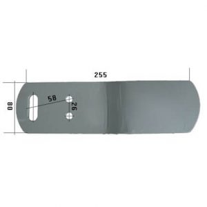 3476001 Listwa tylna odkładni Do pługa LEMKEN stal HARDOX 500