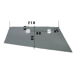 4032104P Lemiesz przedpłużka Do pługa NAUD stal HARDOX 500