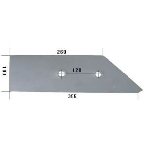 4651292L Płoza Do pługa KRONE stal HARDOX 500