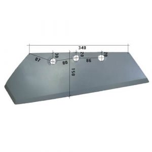 50619L Lemiesz Do pługa FROST stal HARDOX 500