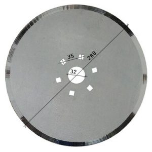 55412 Redlica tarczowa do siewnika BECKER stal HARDOX 500