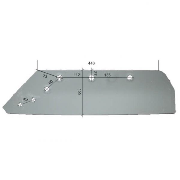 622203L Lemiesz Do pługa KUHN stal HARDOX 500