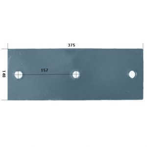 703002 Płoza długa Do pługa VOGEL NOOT stal HARDOX 500