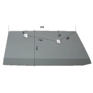 72632P Lemiesz Do pługa OVERUM stal HARDOX 500