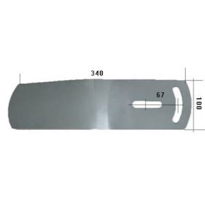 74922P Listwa tylna odkładni Do pługa OVERUM stal HARDOX 450