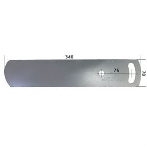 800102 P Listwa tylna odkładni Do pługa VOGEL NOOT stal HARDOX 500