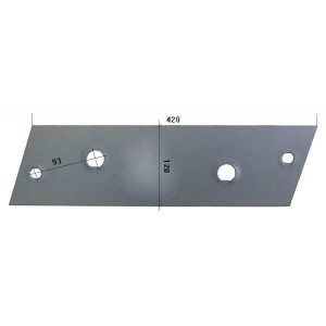 80505 P Płoza krótka Do pługa OVERUM stal HARDOX 500