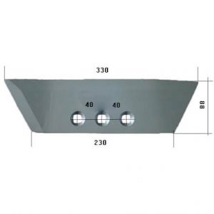 80543L Dłuto Do pługa OVERUM stal HARDOX 500