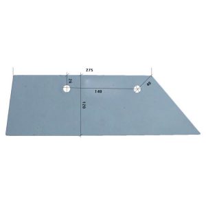 85004P Lemiesz 16” Do pługa OVERUM stal HARDOX 500