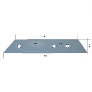 90060188l Górna część lemiesza Do pługa SKJOLD stal HARDOX 500