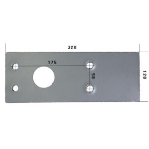 90230020 Płoza krótka Do pługa SKJOLD stal HARDOX 500