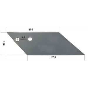 92200L 92202L Dłuto Do pługa OVERUM stal BOROWA B38