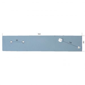 94287L Płoza długa Do pługa OVERUM stal HARDOX 500