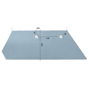 96090P Lemiesz 16” Do pługa OVERUM stal HARDOX 500