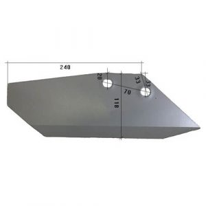 966500310 Lemiesz Do agregatu podorywkowego POTTINGER stal HARDOX 500