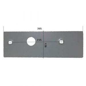 KV09 P 3.9 Płoza długa Do pługa SUKOV stal HARDOX 500