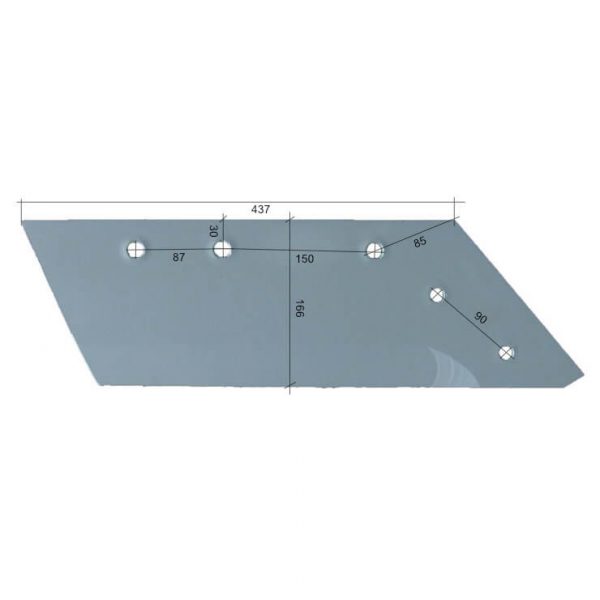 Lemiesz 405127 do pługa brix hardox 500